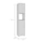 Tuhome Ibis Linen Cabinet, Double Doors, Four Interior Shelves, Two Cabinets, White MLB4769 - alternate 2